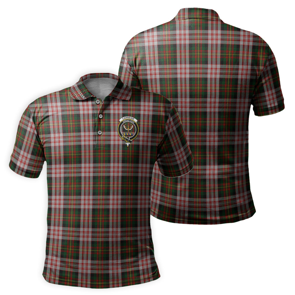 Carnegie Dress Tartan Men's Polo Shirt with Family Crest - Tartan Vibes Clothing