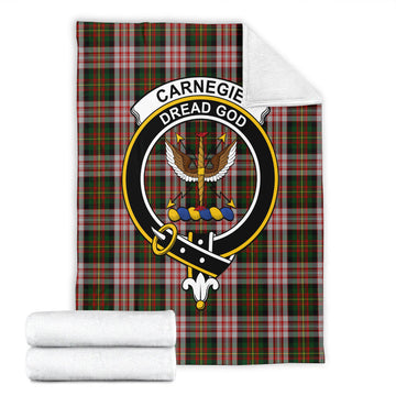 Carnegie Dress Tartan Blanket with Family Crest