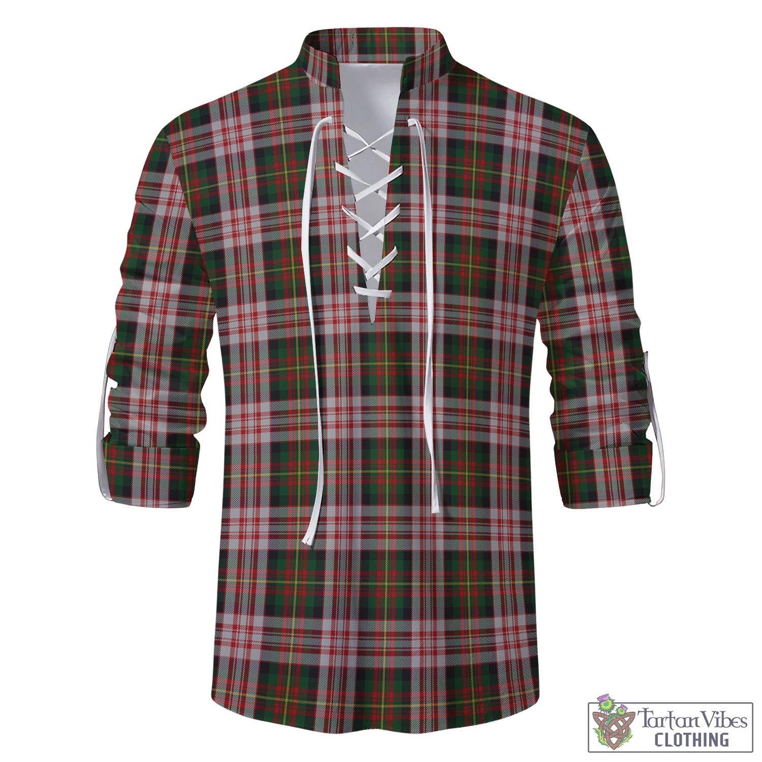 Tartan Vibes Clothing Carnegie Dress Tartan Men's Scottish Traditional Jacobite Ghillie Kilt Shirt