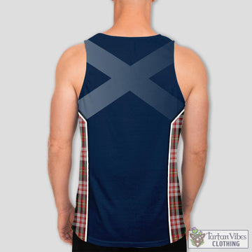 Carnegie Dress Tartan Men's Tanks Top with Family Crest and Scottish Thistle Vibes Sport Style