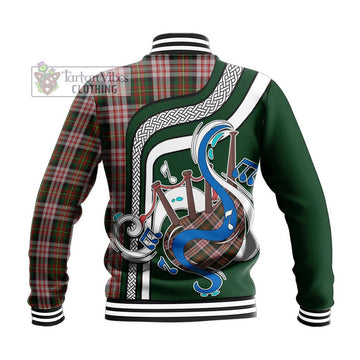 Carnegie Dress Tartan Baseball Jacket with Epic Bagpipe Style