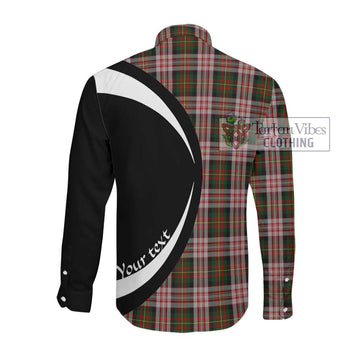 Carnegie Dress Tartan Long Sleeve Button Up with Family Crest Circle Style