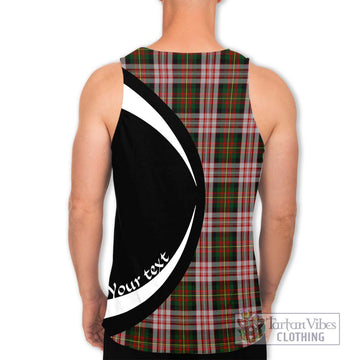 Carnegie Dress Tartan Men's Tank Top with Family Crest Circle Style