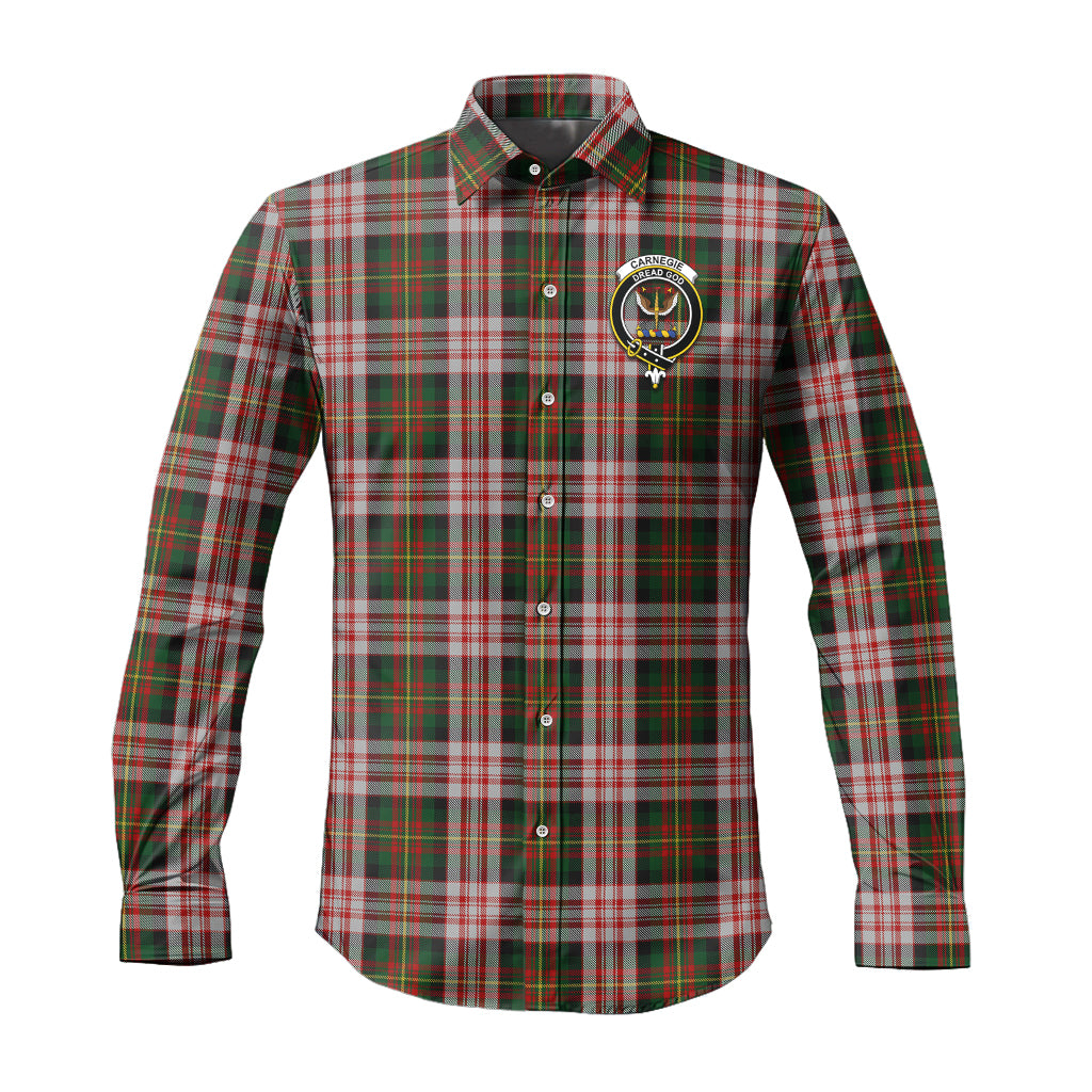 carnegie-dress-tartan-long-sleeve-button-up-shirt-with-family-crest