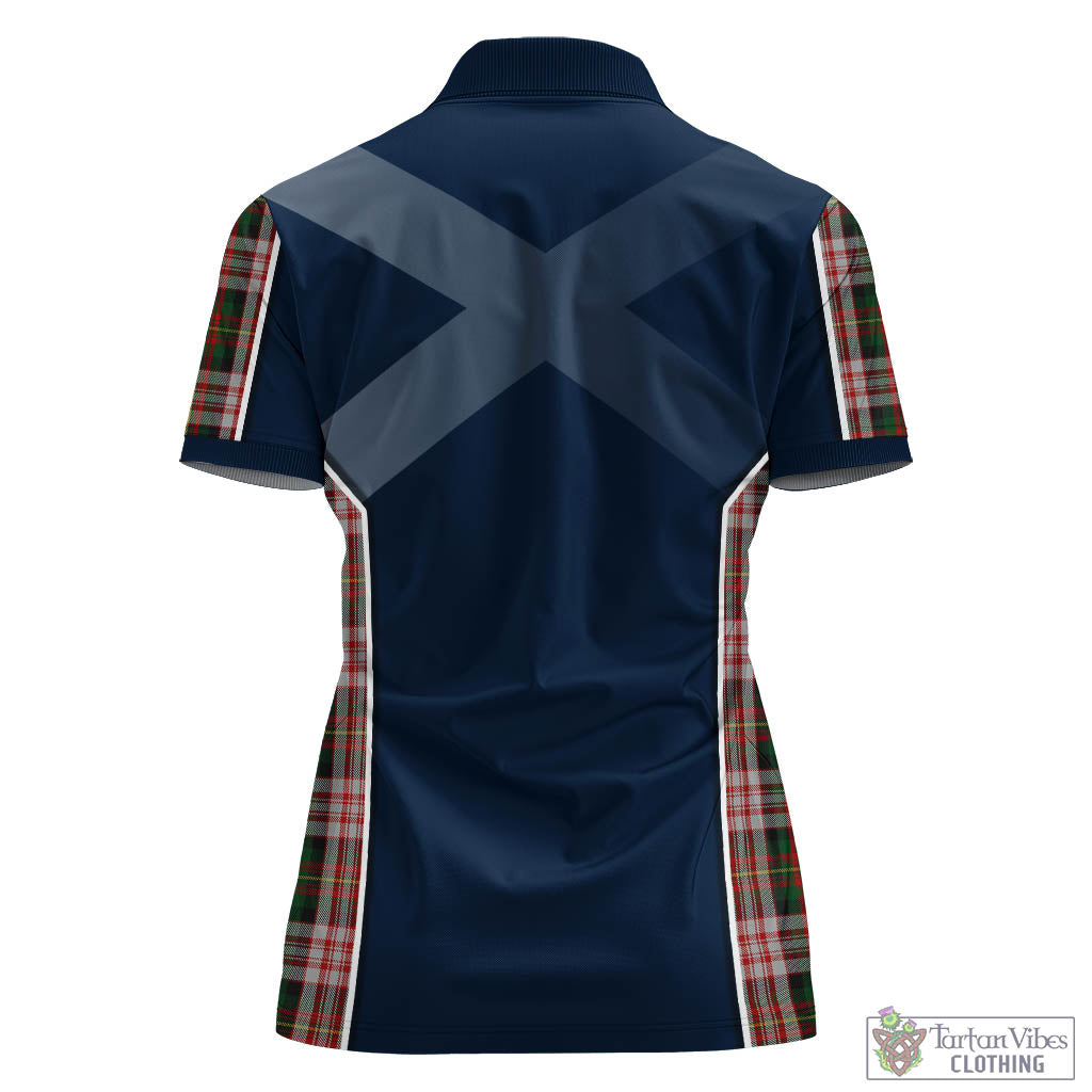 Carnegie Dress Tartan Women's Polo Shirt with Family Crest and Lion Rampant Vibes Sport Style - Tartan Vibes Clothing