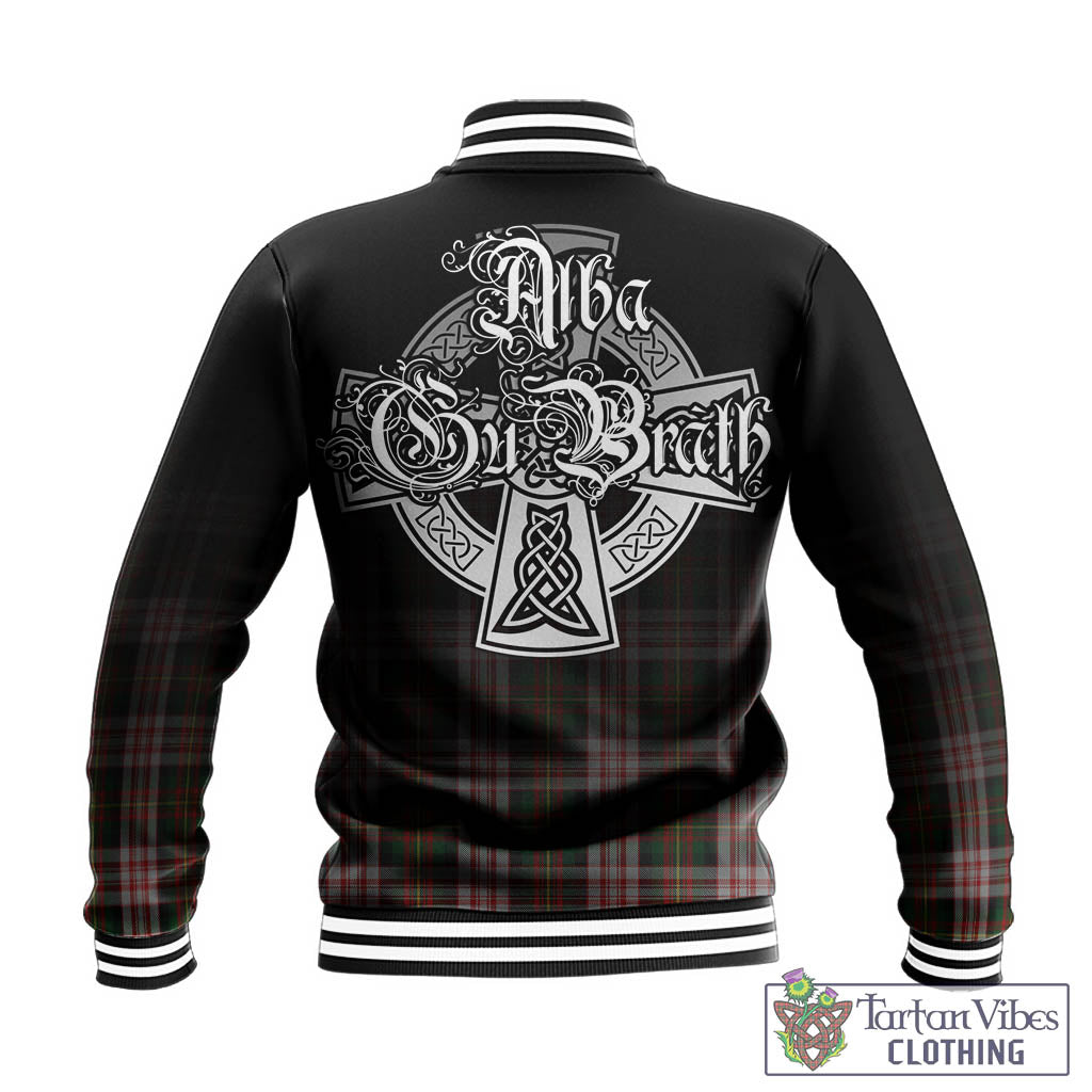 Tartan Vibes Clothing Carnegie Dress Tartan Baseball Jacket Featuring Alba Gu Brath Family Crest Celtic Inspired