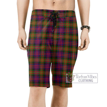 Carnegie Modern Tartan Men's Board Shorts