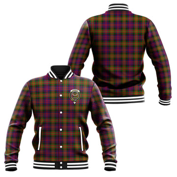 Carnegie Modern Tartan Baseball Jacket with Family Crest