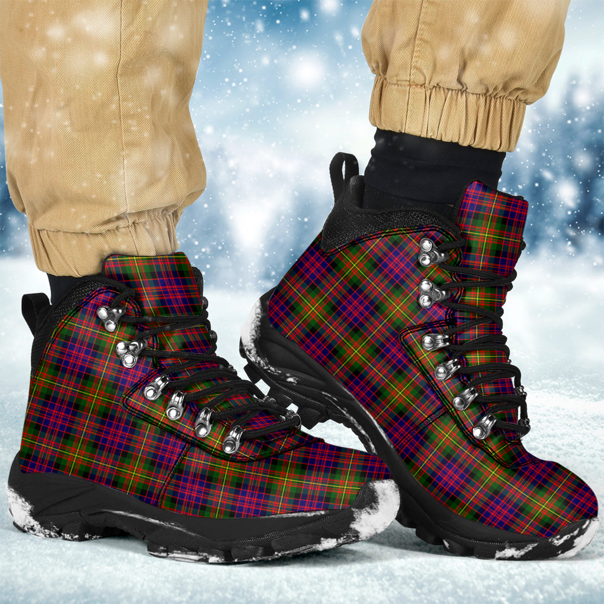 Carnegie Modern Tartan Alpine Boots - Tartanvibesclothing