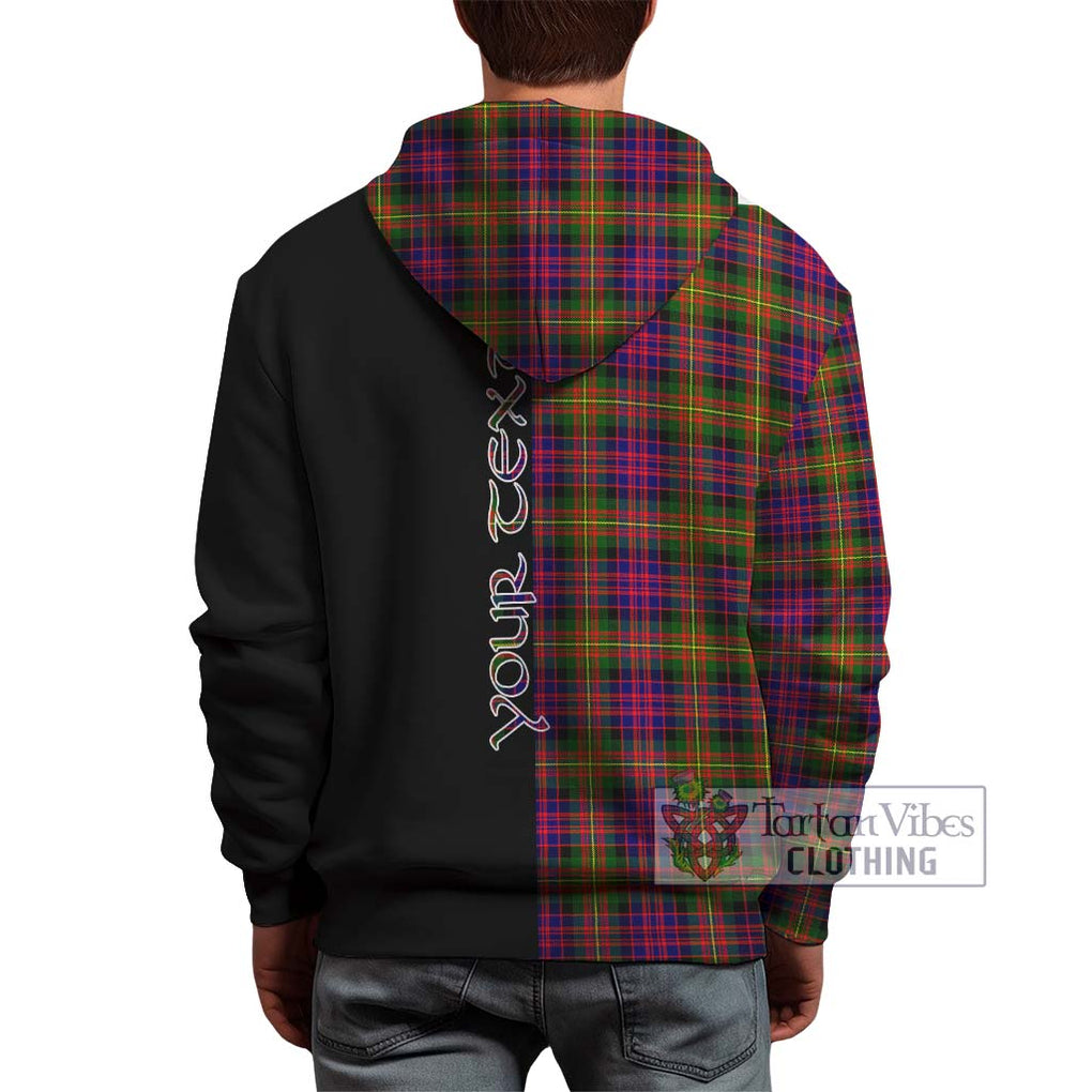 Carnegie Modern Tartan Hoodie with Family Crest and Half Of Me Style - Tartanvibesclothing Shop