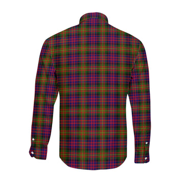 Carnegie Modern Tartan Long Sleeve Button Up Shirt with Family Crest