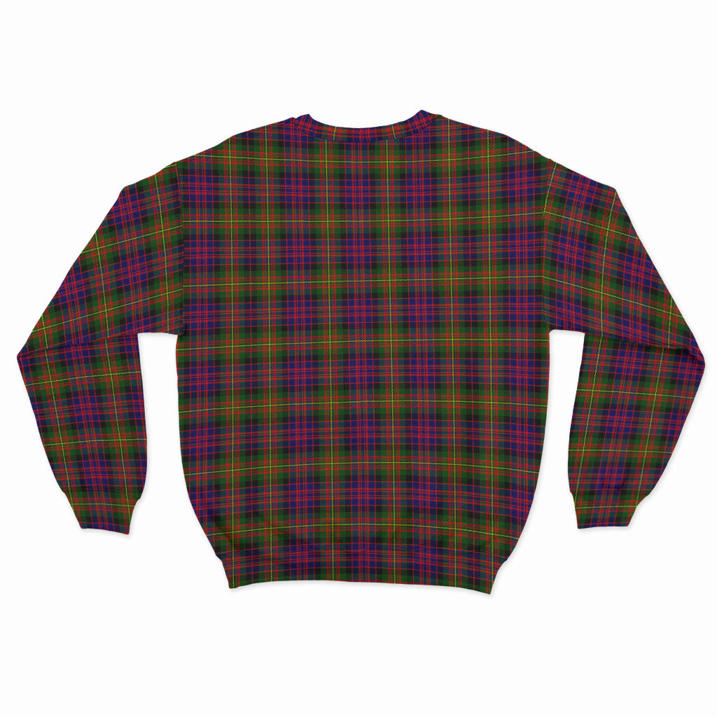 Carnegie Modern Tartan Sweatshirt with Family Crest - Tartan Vibes Clothing