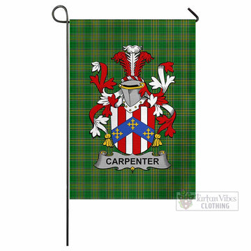 Carpenter Irish Clan Tartan Flag with Coat of Arms