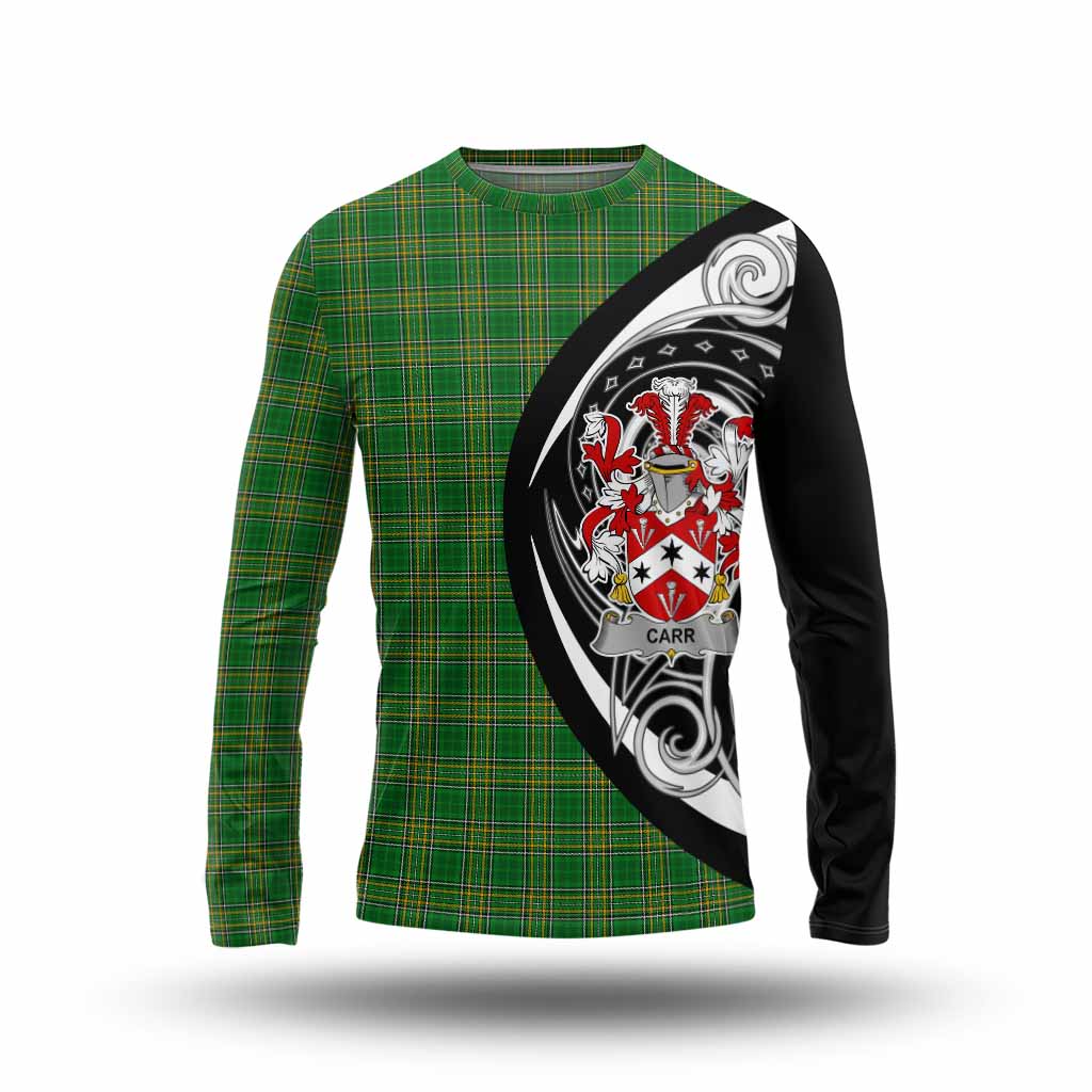 Carr Irish Clan Long Sleeve T-Shirt Celtic Circle Style Unisex - Tartan Vibes Clothing