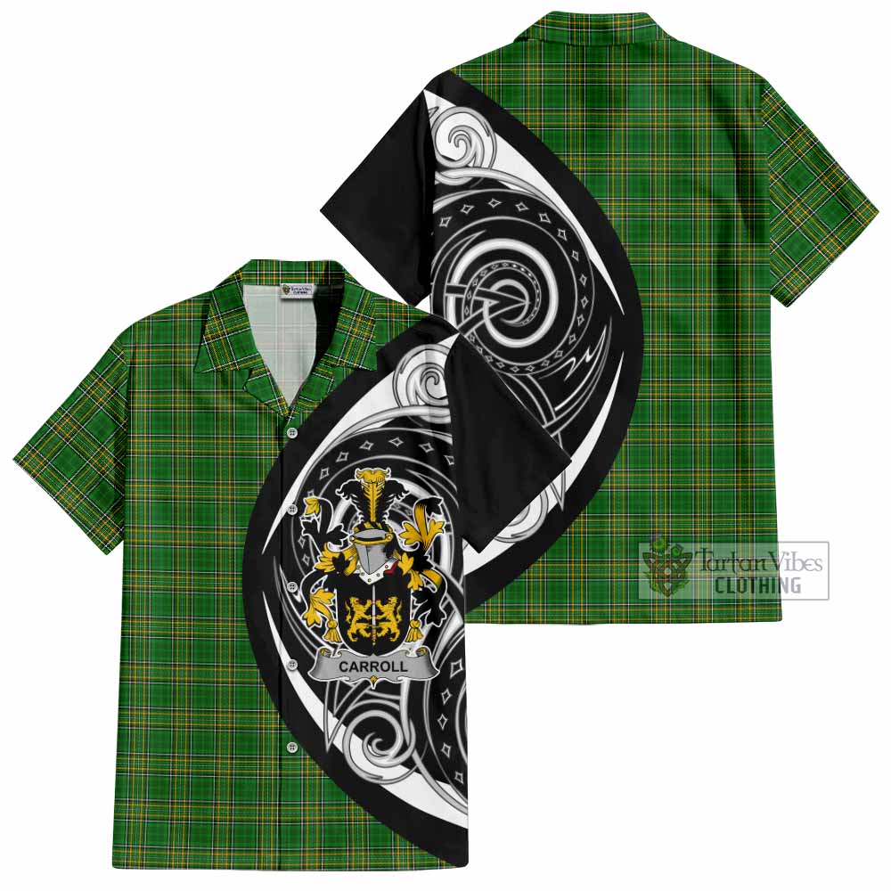 Carroll Irish Clan Hawaiian Shirt Celtic Circle Style - Tartan Vibes Clothing