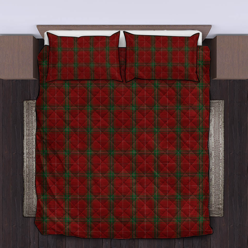 Carruthers Tartan Quilt Bed Set King - Tartan Vibes Clothing