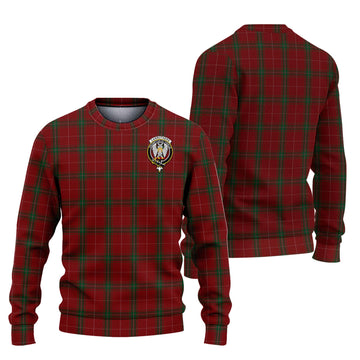 Carruthers Tartan Ugly Sweater with Family Crest