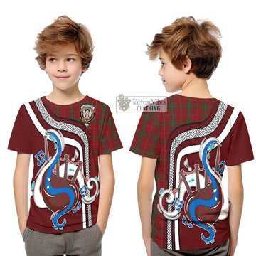 Carruthers Tartan Kid T-Shirt with Epic Bagpipe Style