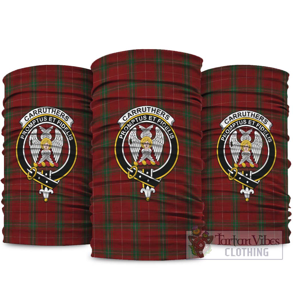 Carruthers Tartan Neck Gaiters, Tartan Bandanas, Tartan Head Band with Family Crest