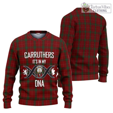 Carruthers Tartan Ugly Sweater with Family Crest DNA In Me Style