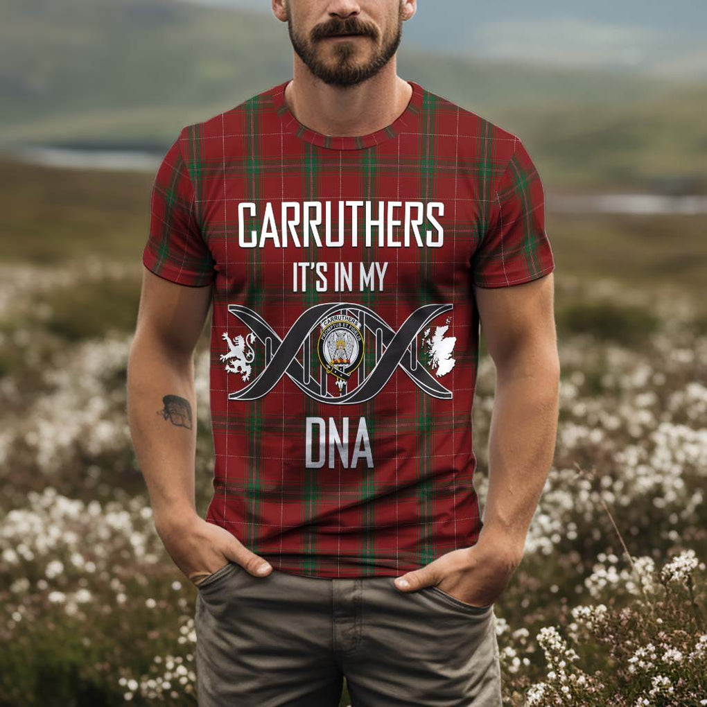 Carruthers Tartan T-Shirt with Family Crest DNA In Me Style Kid's Shirt - Tartan Vibes Clothing