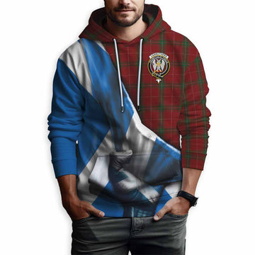 Carruthers Tartan Hoodie with Family Crest Scotland Patriotic Style