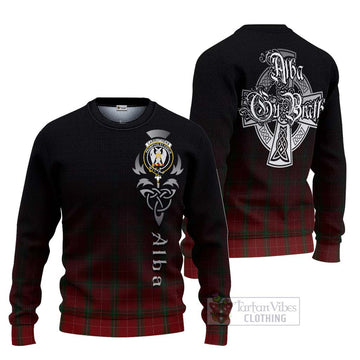 Carruthers Tartan Ugly Sweater Featuring Alba Gu Brath Family Crest Celtic Inspired