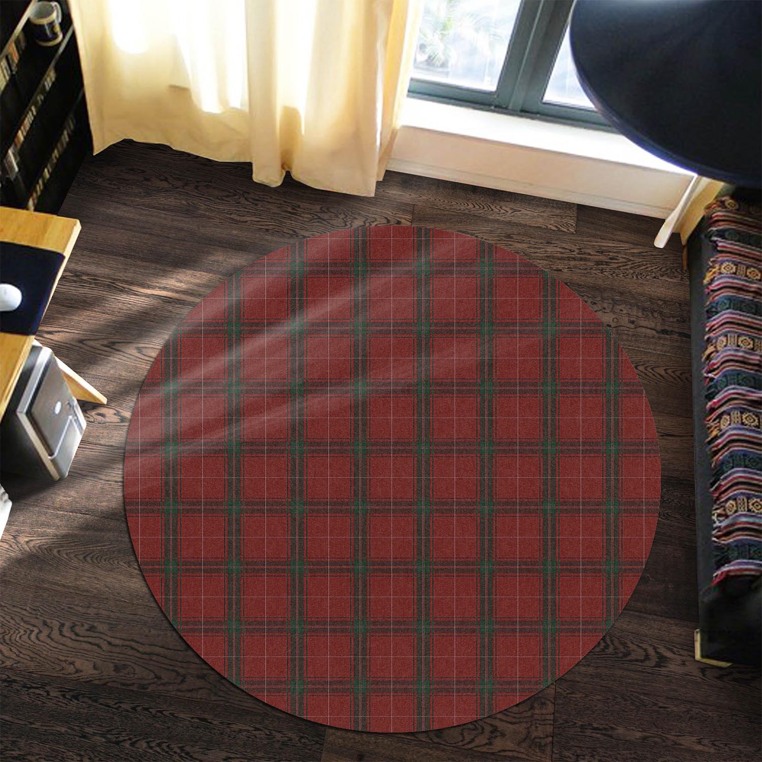 Carruthers Tartan Round Rug - Tartanvibesclothing