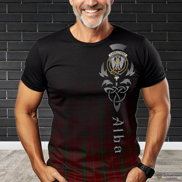 Carruthers Tartan T-Shirt Featuring Alba Gu Brath Family Crest Celtic Inspired