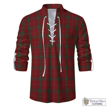 Carruthers Tartan Men's Scottish Traditional Jacobite Ghillie Kilt Shirt