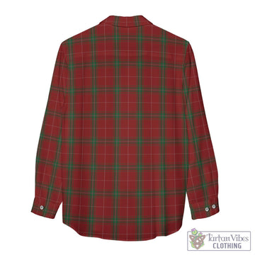 Carruthers Tartan Women's Casual Shirt with Family Crest