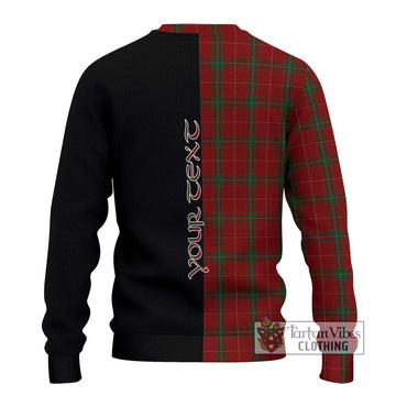 Carruthers Tartan Ugly Sweater with Family Crest and Half Of Me Style