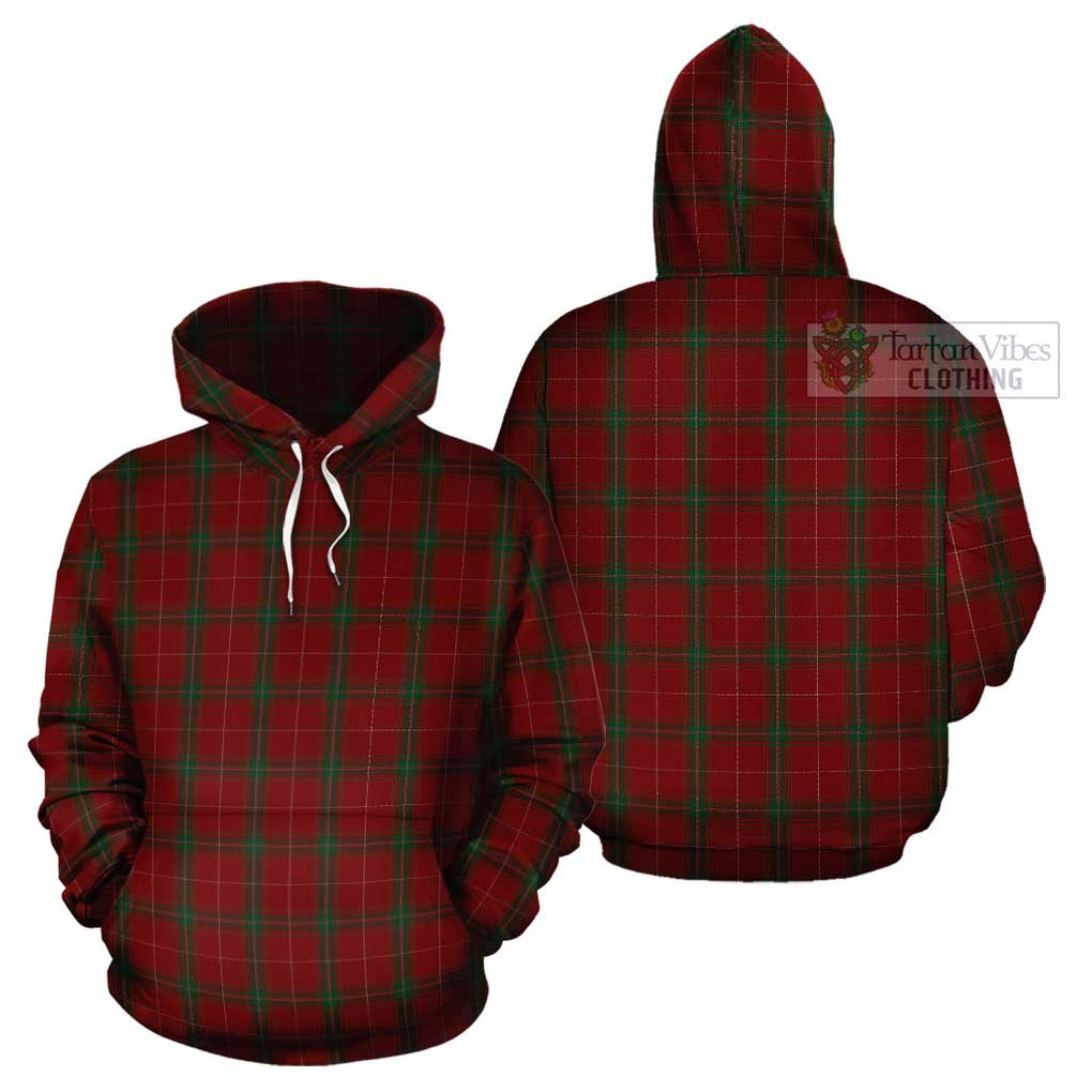 Carruthers Tartan Cotton Hoodie Pullover Hoodie - Tartan Vibes Clothing