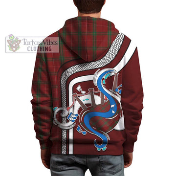 Carruthers Tartan Hoodie with Epic Bagpipe Style