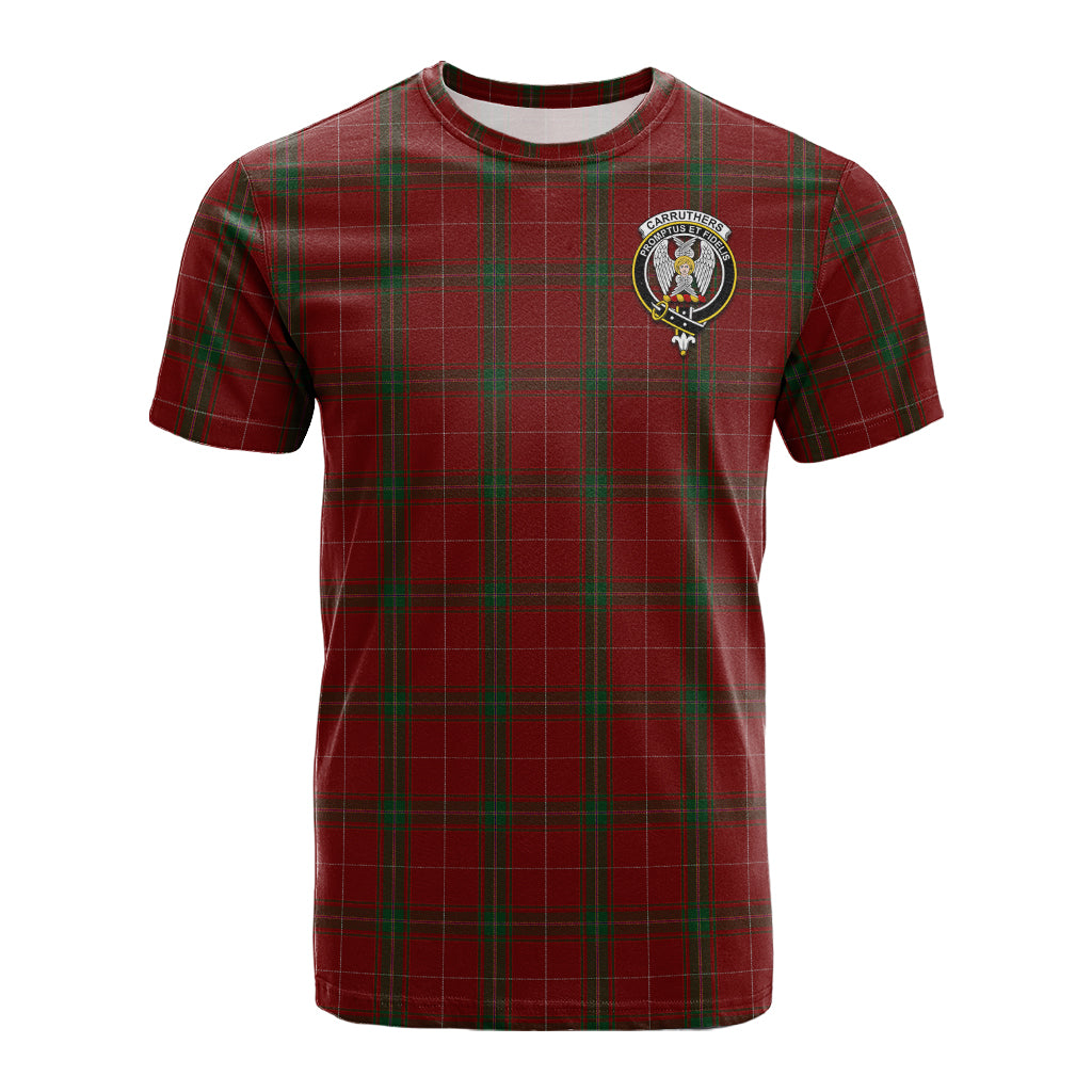 Carruthers Tartan T-Shirt with Family Crest - Tartan Vibes Clothing