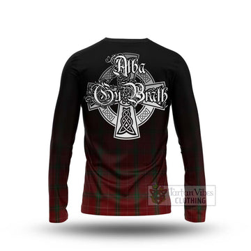 Carruthers Tartan Long Sleeve T-Shirt Featuring Alba Gu Brath Family Crest Celtic Inspired