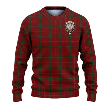 Carruthers Tartan Ugly Sweater with Family Crest