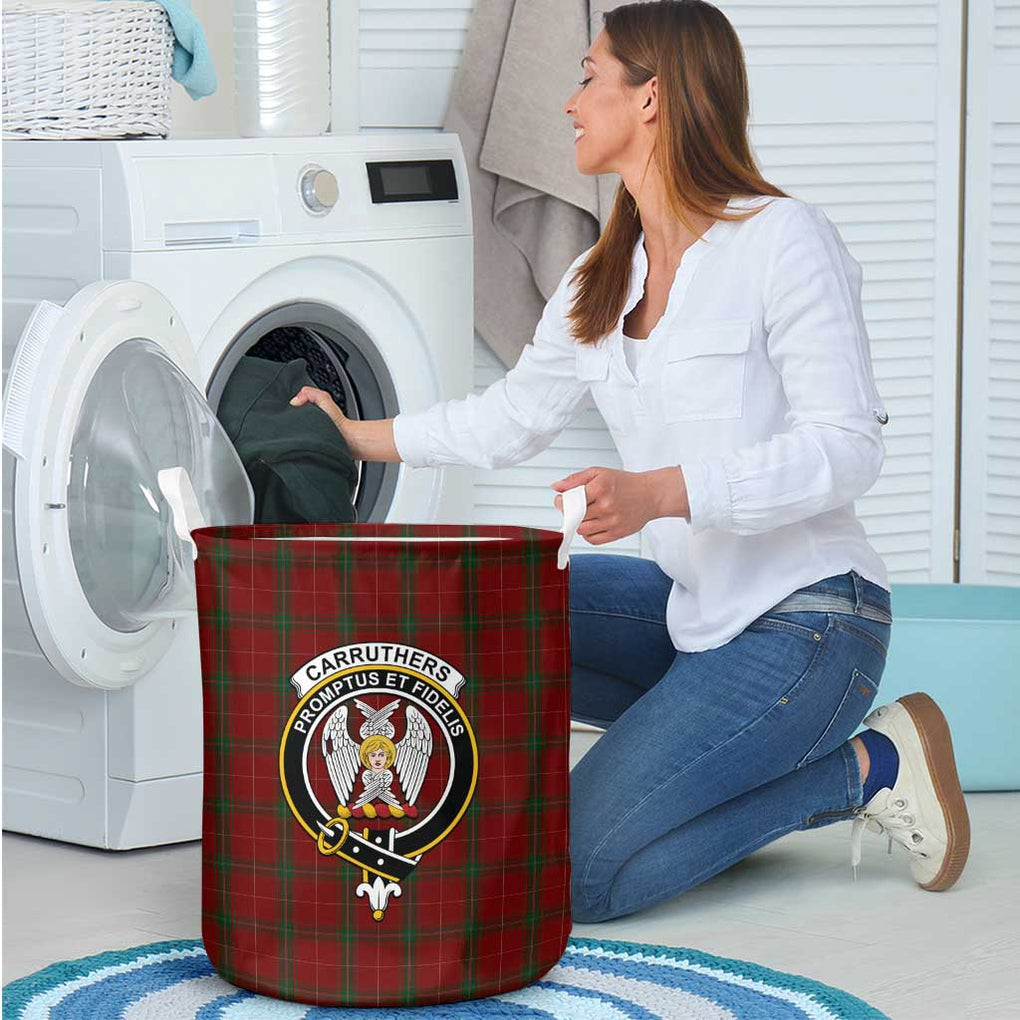 Carruthers Tartan Laundry Basket with Family Crest - Tartanvibesclothing Shop