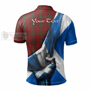 Carruthers Tartan Polo Shirt with Family Crest Scotland Patriotic Style