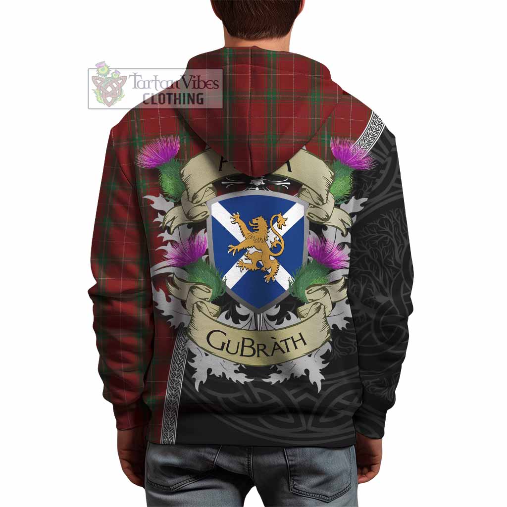 Carruthers Tartan Family Crest Hoodie Lion Rampant Royal Thistle Shield Celtic Inspired - Tartan Vibes Clothing