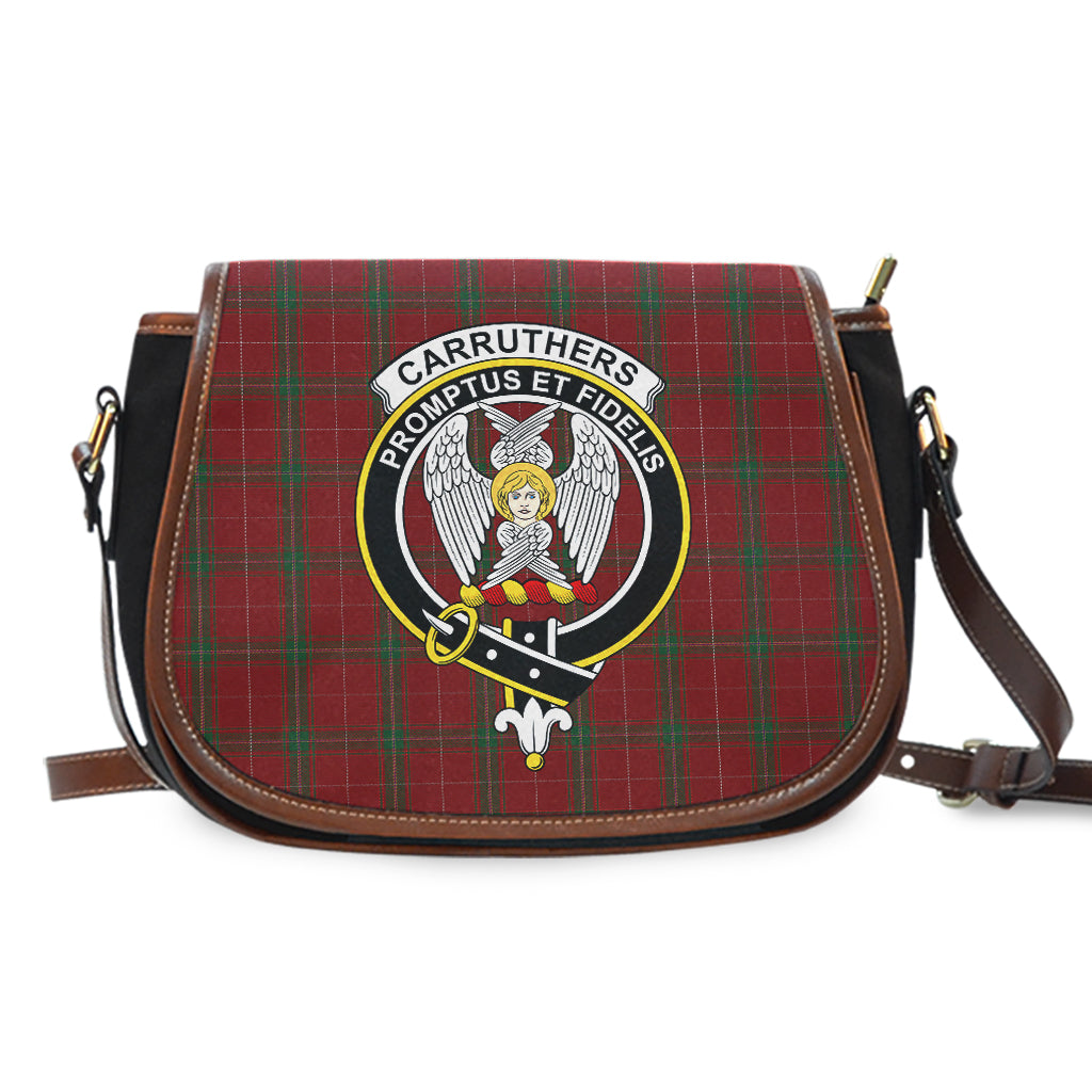 Carruthers Tartan Saddle Bag with Family Crest - Tartan Vibes Clothing