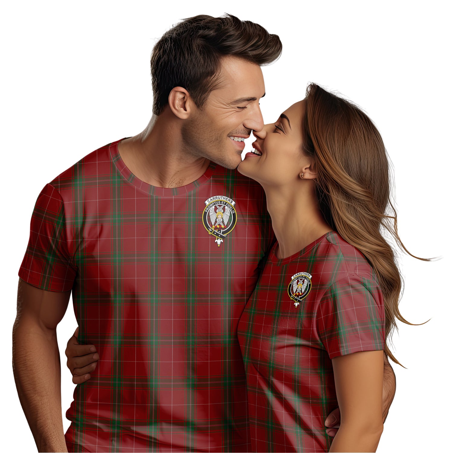 Carruthers Tartan T-Shirt with Family Crest - Tartan Vibes Clothing