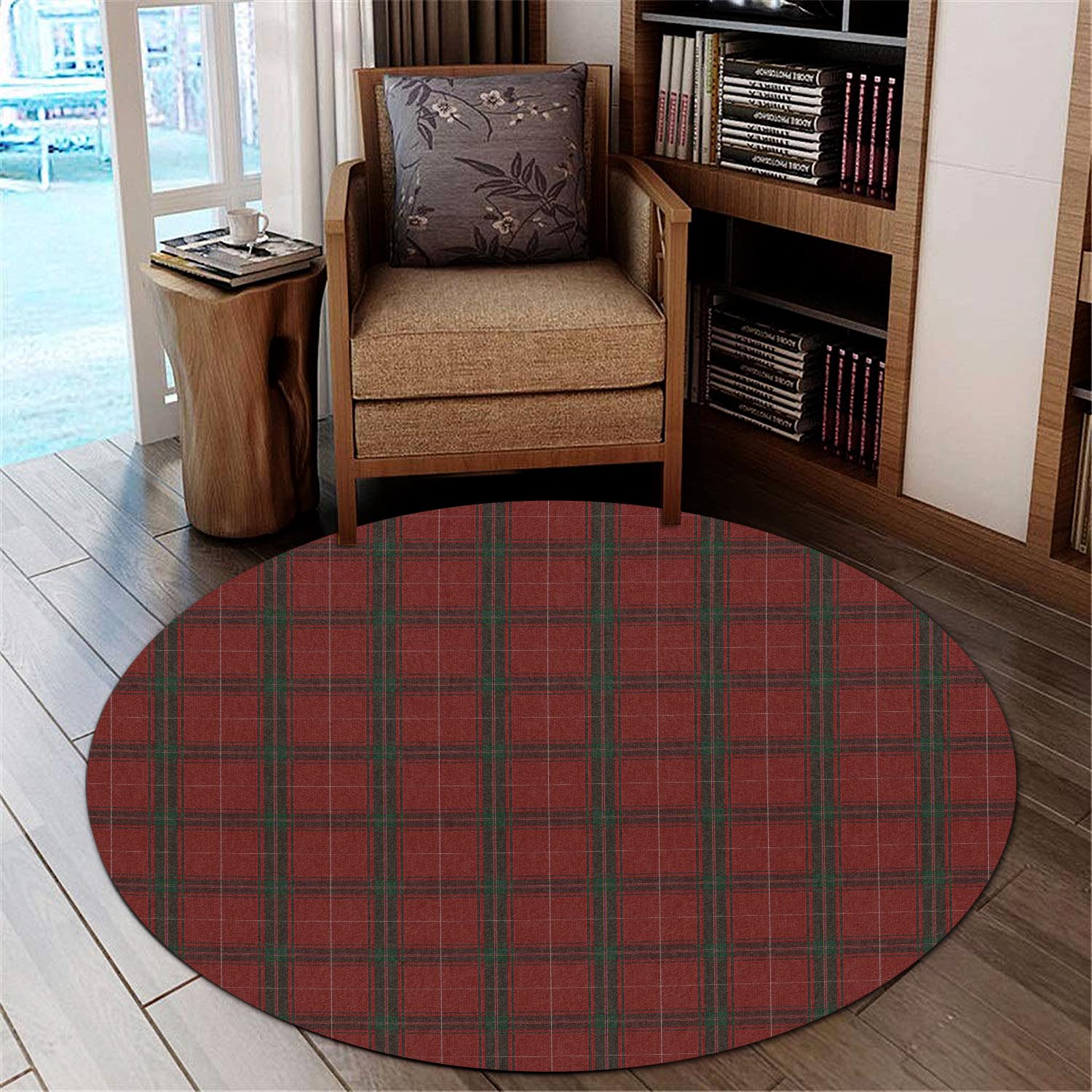 Carruthers Tartan Round Rug - Tartanvibesclothing