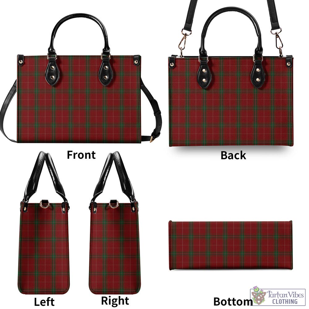 Tartan Vibes Clothing Carruthers Tartan Luxury Leather Handbags