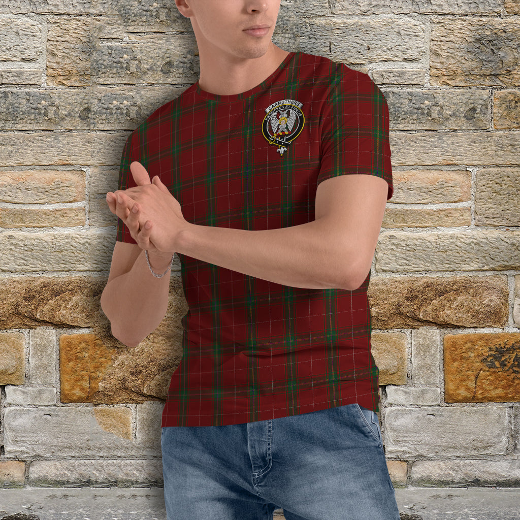 Carruthers Tartan T-Shirt with Family Crest - Tartan Vibes Clothing