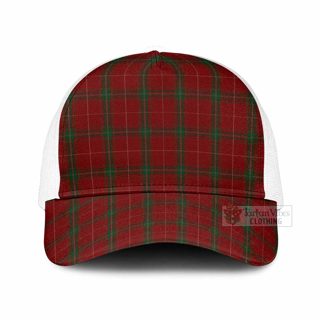 Carruthers Tartan Mesh Trucker Cap One Size (Adjustable) White - Tartan Vibes Clothing