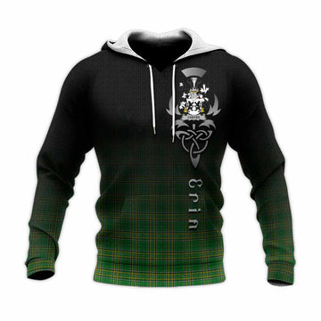 Carter Irish Clan Knitted Hoodie with Coat of Arms Erin Go Bragh Celtic Inspired Unisex Knitted Pullover Hoodie - Tartan Vibes Clothing