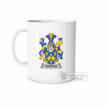 Carthew Irish Clan Coat of Arms Ceramic Mug