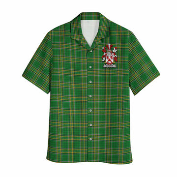Cassidy Irish Clan Tartan Hawaiian Shirt with Coat of Arms Kid - Tartan Vibes Clothing