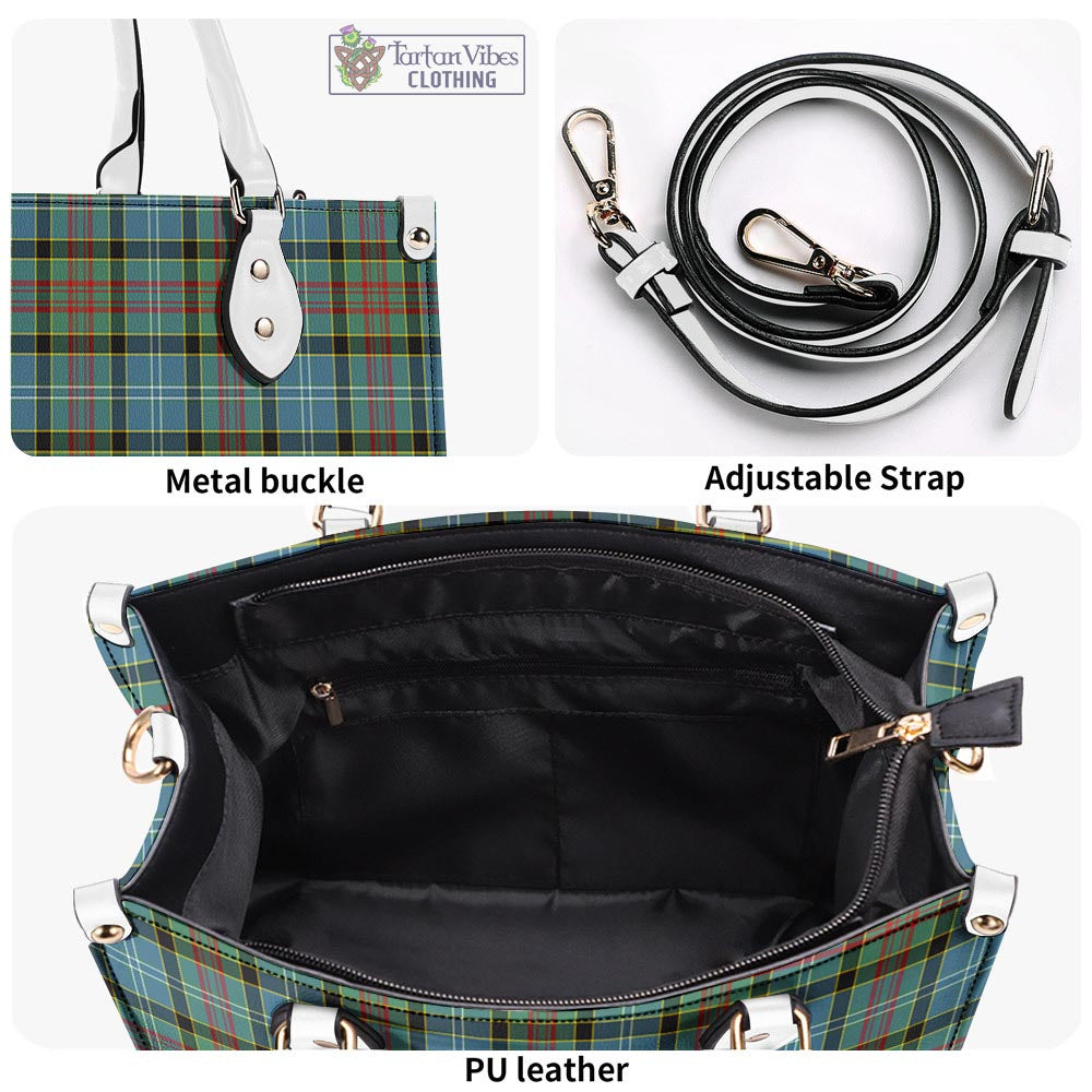 Tartan Vibes Clothing Cathcart Tartan Luxury Leather Handbags